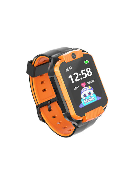 Pacific Kids' Smartwatch 4G with GPS & Camera Orange
