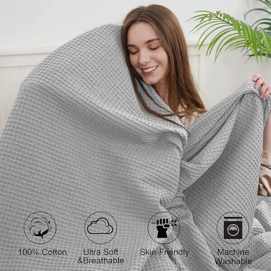 Viosarp Υπέρδιπλη 220x240εκ. Light Grey