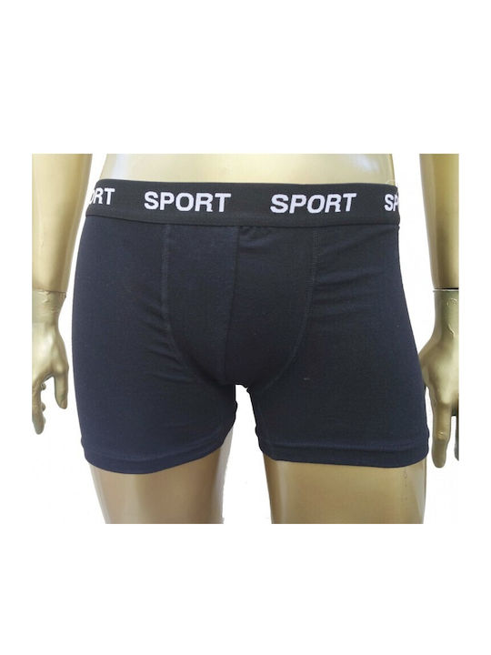 Herren Boxershorts Black mit Mustern 1Packung