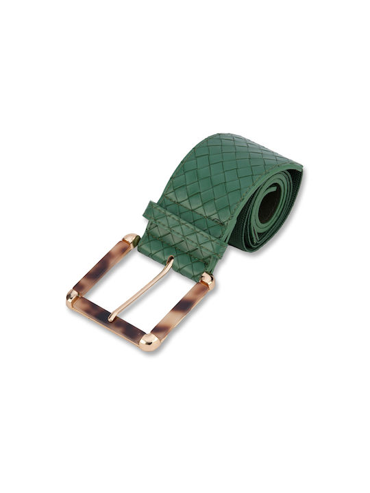 E-shopping Avenue Women's Leather Belt Green