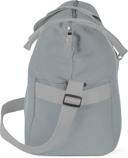 Walking Mum Shoulder/Hand Diaper Bag Xl Weekend Gray 55x25x30cm.