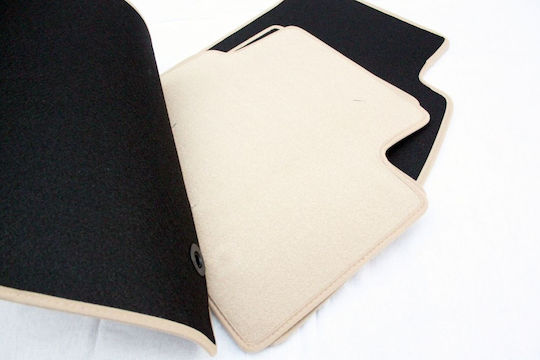 Petex Set of Front and Rear Mats 4pcs for Opel Insignia 2008-2014 Beige