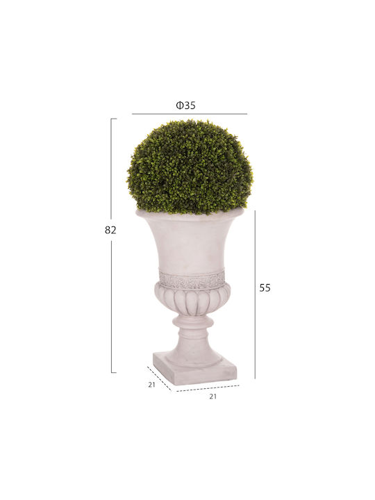 HomeMarkt Artificial Bush Buxus (Common box) Multicolour 1pcs