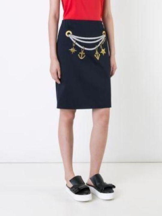 Moschino Skirt in Navy Blue color