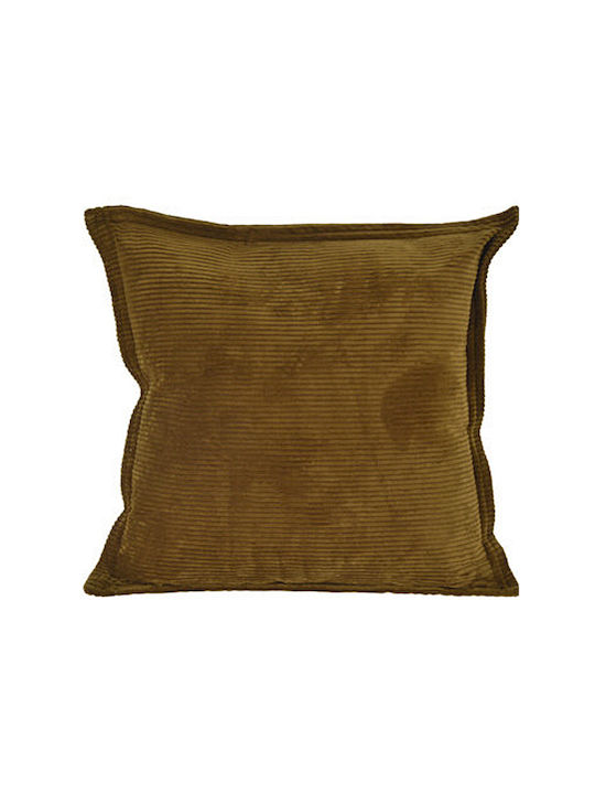 Zaros Sofa-Kissen aus Samt mit Riemen in 3 Farben 45x45cm