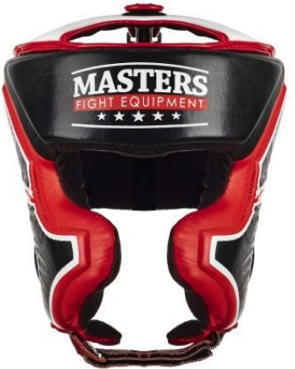 Sport Masters Κάσκα Πυγμαχίας Ενηλίκων Κλείστού Τύπου Δερμάτινη Μαύρη
