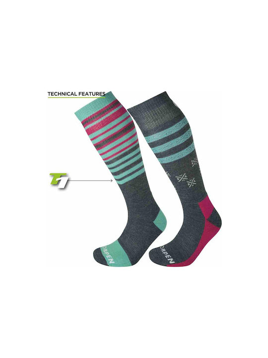 Lorpen 2 Ски и сноуборд чорапи Multicolour 2 Pairs