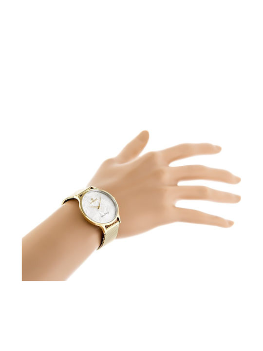 G.Rossi Ceas Barbati 40mm Baterie cu Brățară Aurie din Metal