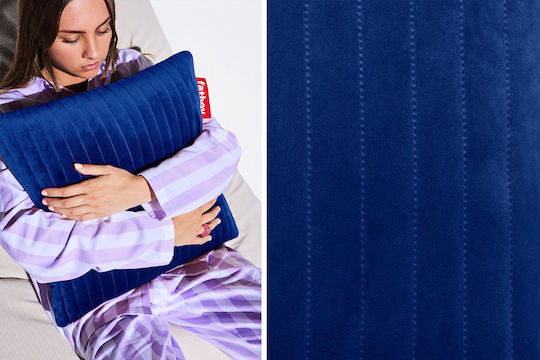 Fatboy Sofa-Kissen aus Samt Flash Blau 45x45cm