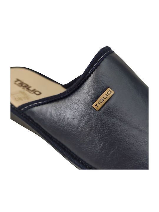 Herren Hausschuhe Blau