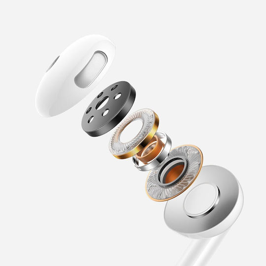 Mcdodo HP-6080 In-ear Handsfree με Βύσμα 3.5mm Λευκό