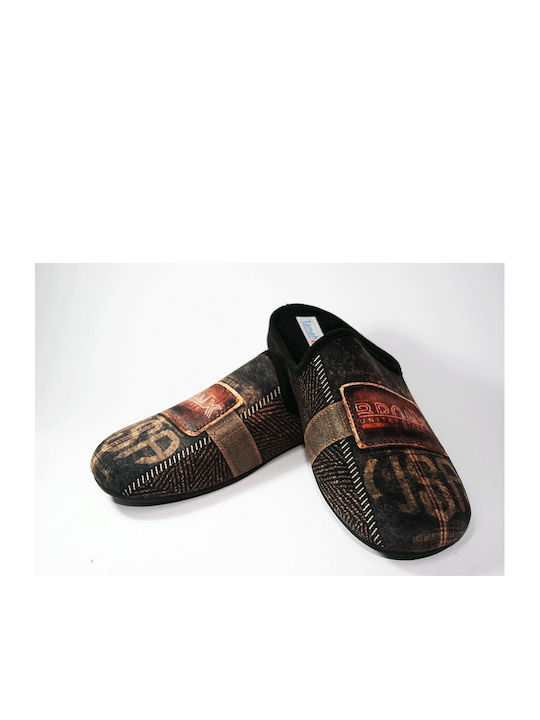 Eq-shoes Men's Slipper Black