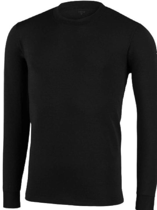 Men's Undershirt Long-sleeved Black