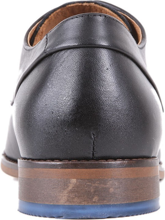 Rook Men's Leather Dress Shoes Black