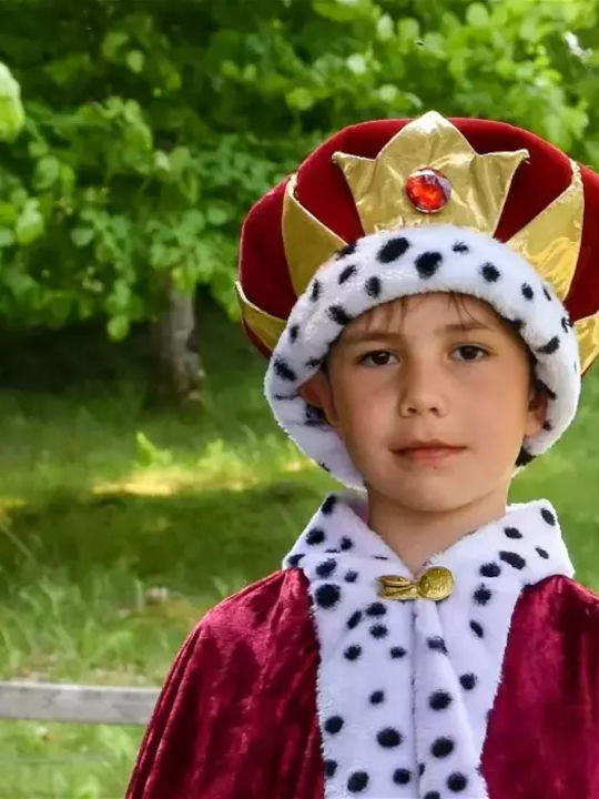 Kids Christmas Costume King / Queen Gold