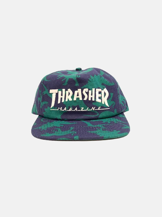 Thrasher Snapback Cap Green