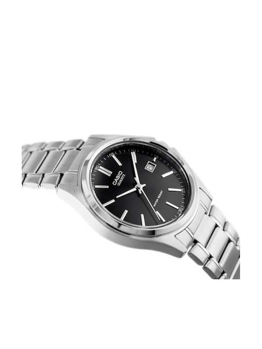 Casio Men's Watch 30mm Battery with Silver Metal Bracelet