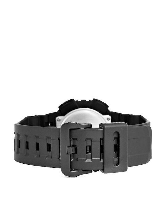 Casio Youth Digital Men's Watch 45mm Solar with Black / Black Rubber Strap