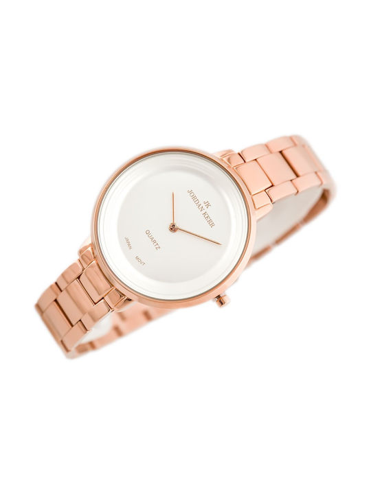 Jordan Kerr Γυναικείο Ρολόι 33mm Μπαταρίας με Χρυσό Μεταλλικό Μπρασελέ