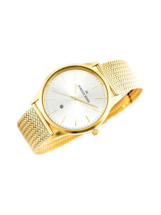 Jordan Kerr Watch Battery in Gold / Gold Color