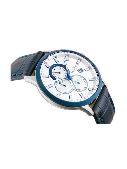 AGBarr Watch Chronograph Battery in Blue / Blue Color