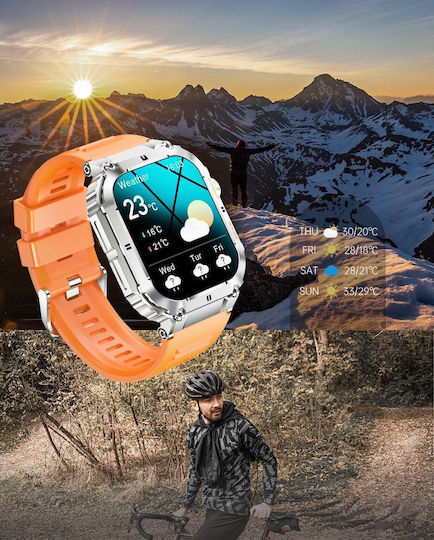 Gravity Gt6 42mm Smartwatch mit Herzfrequenzsensoren Mehrfarbig