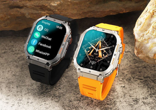Gravity Gt6 42mm Smartwatch mit Herzfrequenzsensoren Mehrfarbig