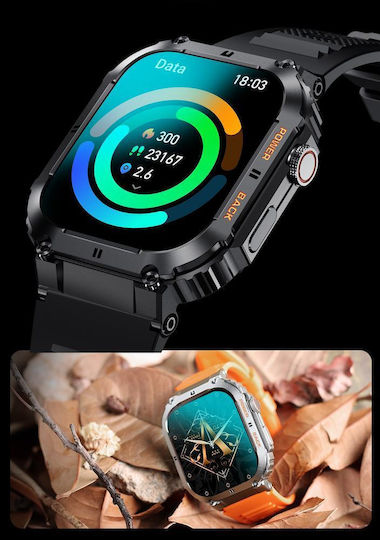 Gravity Gt6 42mm Smartwatch mit Herzfrequenzsensoren Mehrfarbig