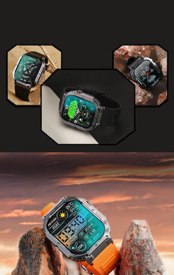 Gravity Gt6 42mm Smartwatch mit Herzfrequenzsensoren Mehrfarbig