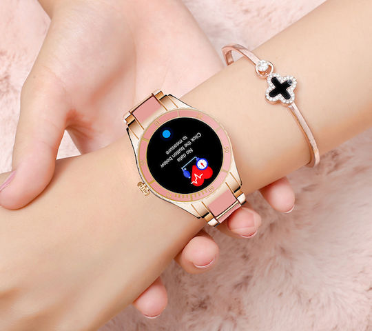 Rubicon Rnce82 Stainless Steel Smartwatch με Παλμογράφο (Πολύχρωμο)