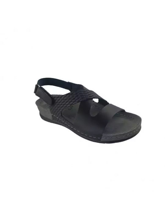 Sunny Sandals Din piele Sandale dama Anatomic în Culoarea Negru