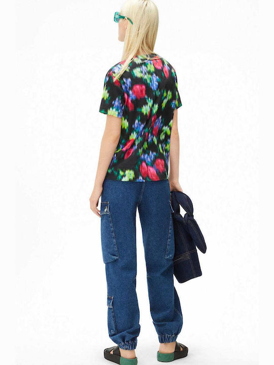 Kenzo Femeie Tricou Floral Multicolor