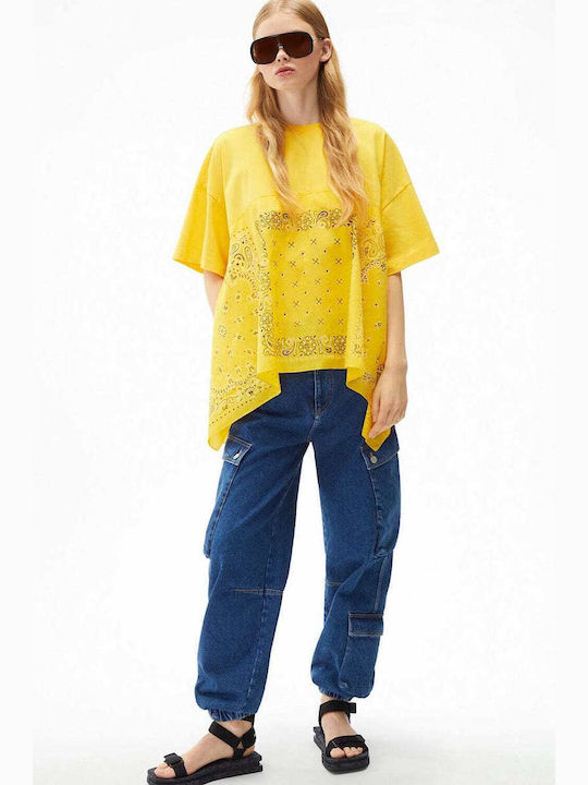 Kenzo Women's Oversized T-shirt Yellow