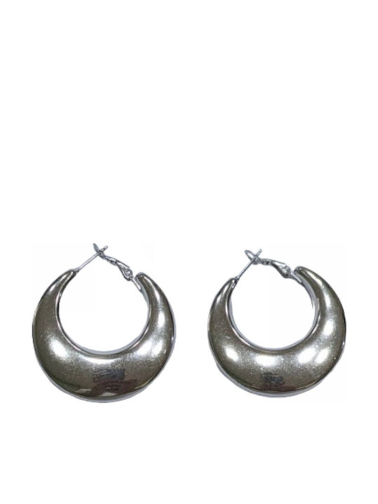 Tatu Moyo Earrings Hoops made of Steel Tatu Moyo Earrings Hoops made of Steel