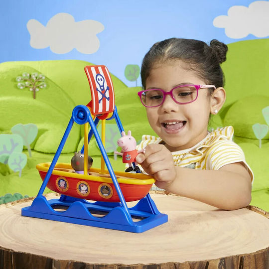 Hasbro Peppa Pig Swinging Pirate Ship Peppa Pig for Ages 3 Plus Miscellaneous Designs