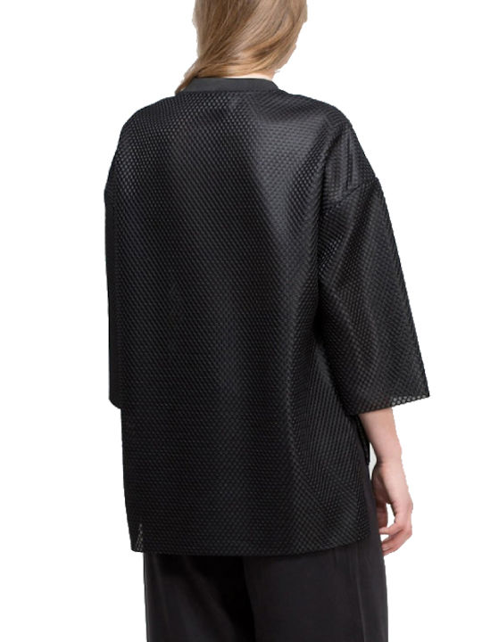 Γυναικεία Μπλούζα με Μανίκι 3/4 Black