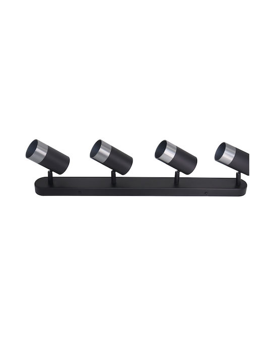Lightex Single Spot with Socket GU10 in Black Color