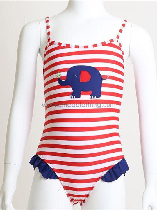 Chica Kids Swimwear One-Piece Red