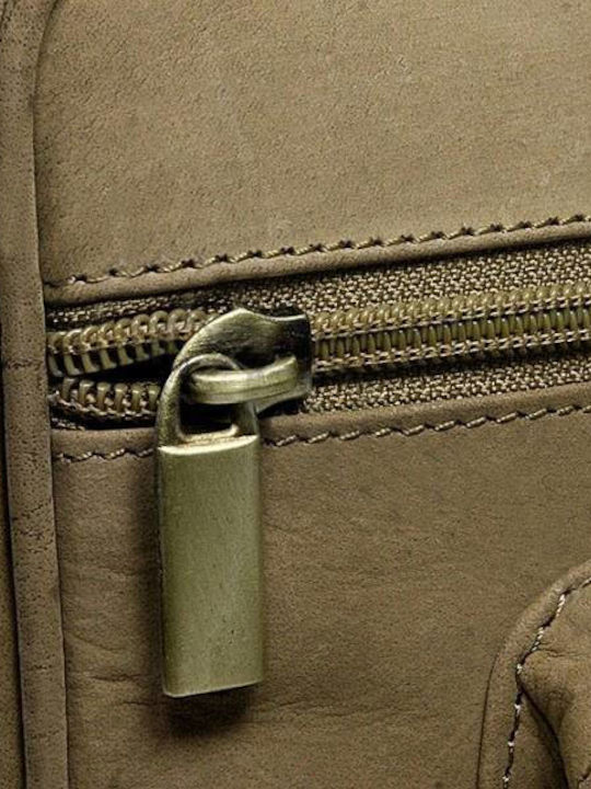 Piele Bum Bag pentru Talie Kaki