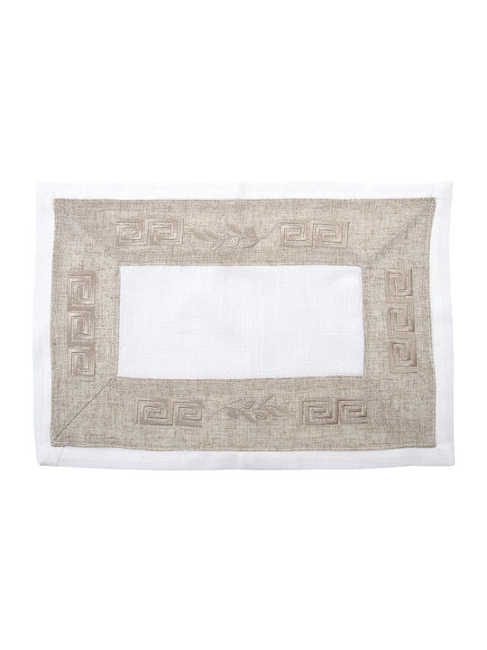 Ilis Home Τραπεζομάντηλο Σετ No.6008 Ελιές 160x220εκ.