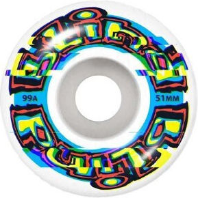 Blind Logo Glitch Yth Fp 7.25" Complete Shortboard Λευκό