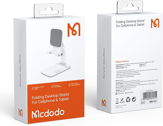 Mcdodo Desk Stand for Mobile in White color TB-1020