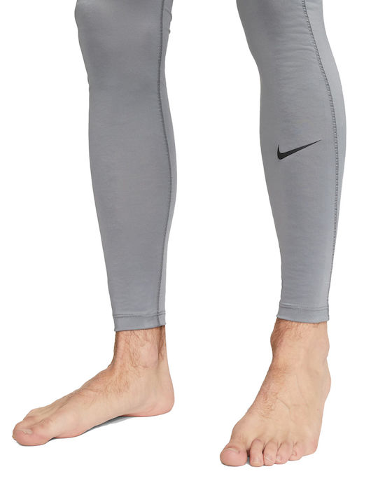 Nike Pro Dri-fit Ανδρικό Αθλητικό Κολάν Μακρύ Γκρι