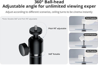 Wanbo Βάση Projector Δαπέδου με Μέγιστο Φορτίο 5kg Μαύρη