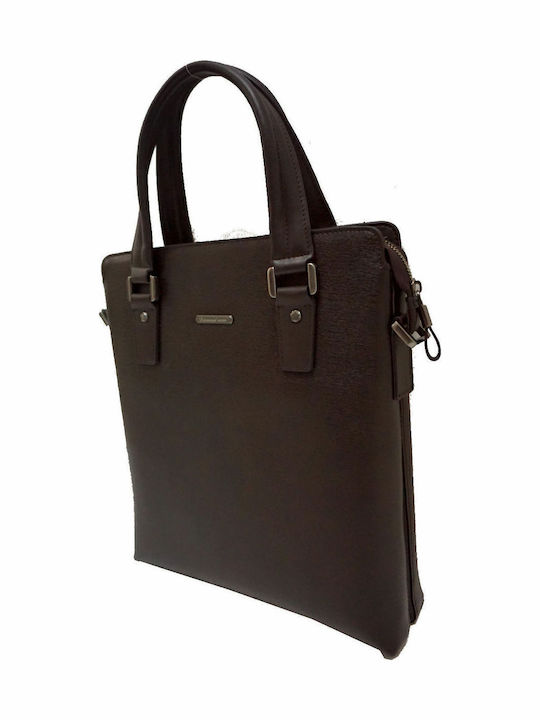 Piele Geantă pentru bărbați De umăr / tip crossbody Maro