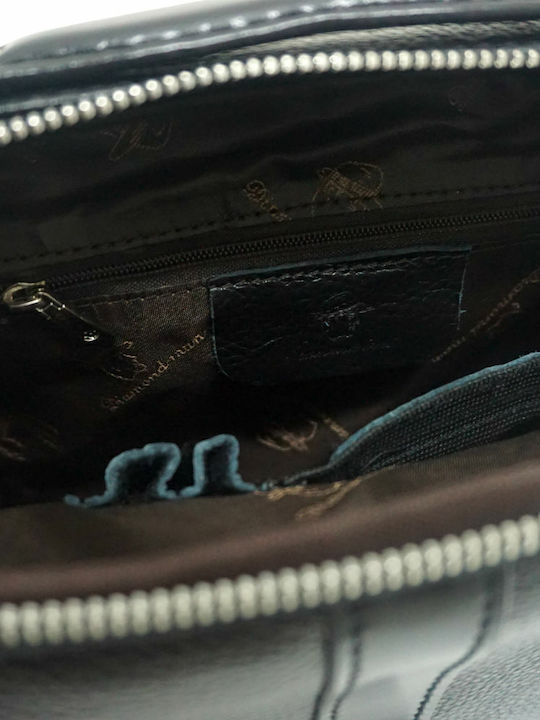 Piele Geantă pentru bărbați De umăr / tip crossbody Neagră
