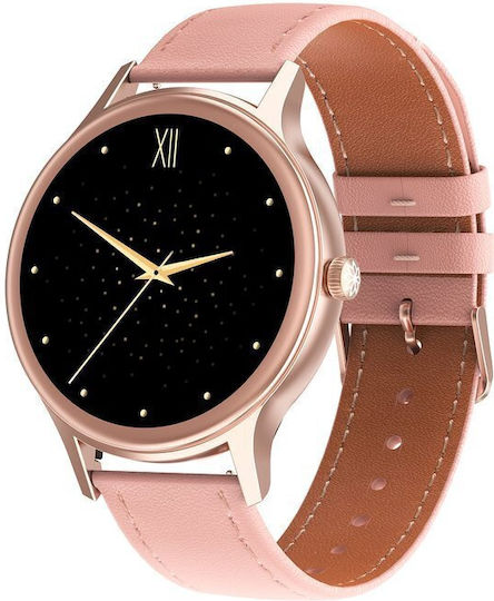 Pacific 18-6 38mm Smartwatch με Παλμογράφο (Ροζ Χρυσό)
