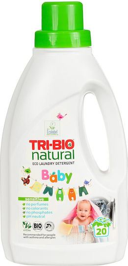 Tri-Bio Συμπυκνωμένο Υγρό Απορρυπαντικό για Ευαίσθητα Ρούχα 940ml (20 Μεζούρες)