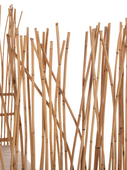 Zephyr Διθέσιος Καναπές Εξωτερικού Χώρου Rattan με Μαξιλάρια 200x120x142cm