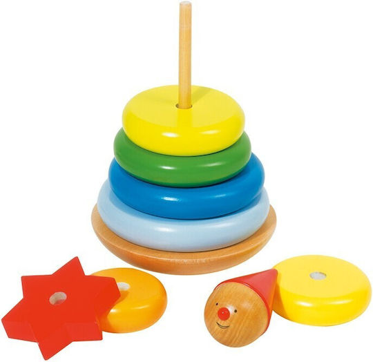 Kidslife Pyramiden-Spielzeug aus Holz